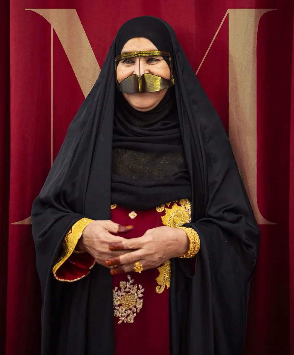 Chef Mariam Al Mansoori in traditional Emirati dress